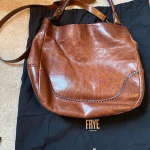 Frye Melissa Whipstitch Leather Hobo